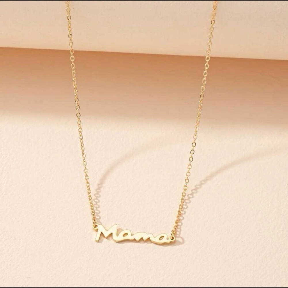 GOLD Mama Pendant Necklace